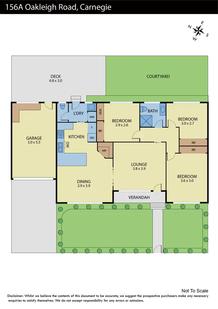 Floorplan of Homely house listing, 156a Oakleigh Road, Carnegie VIC 3163