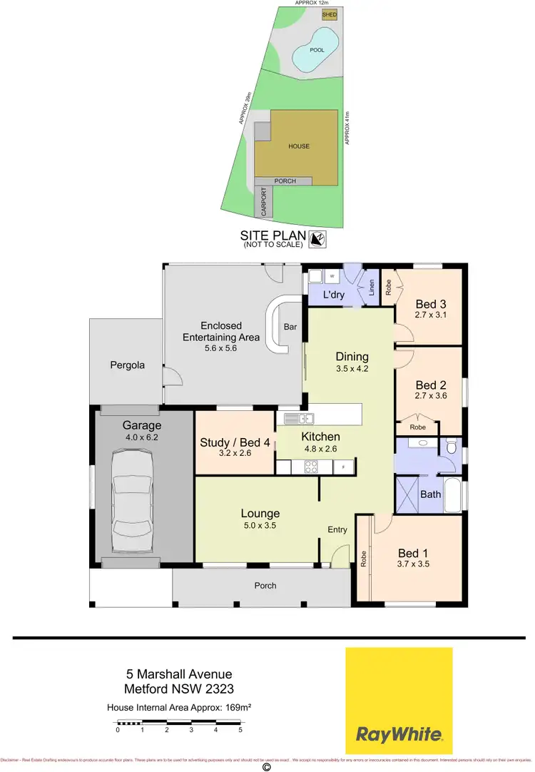 Floorplan of Homely house listing, 5 Marshall Avenue, Metford NSW 2323