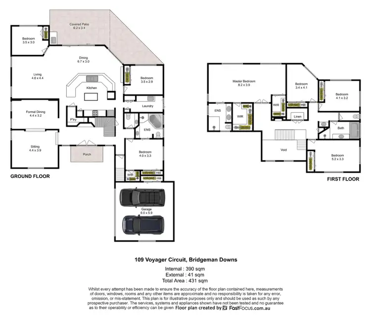 Floorplan of Homely house listing, 109 Voyager Circuit, Bridgeman Downs QLD 4035