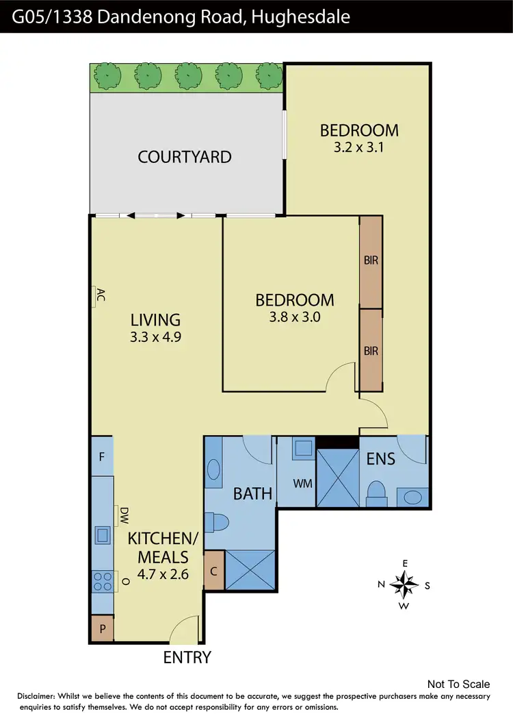Floorplan of Homely apartment listing, G05/1338 Dandenong Road, Hughesdale VIC 3166