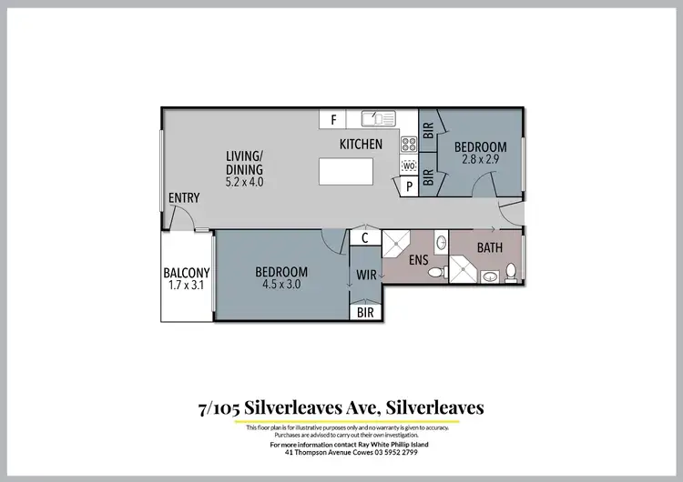 Floorplan of Homely apartment listing, 7/105-107 Silverleaves Avenue, Silverleaves VIC 3922