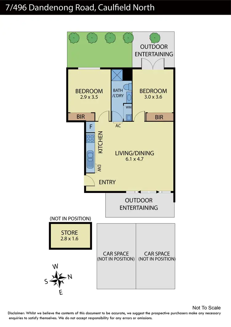 Floorplan of Homely apartment listing, 7/496 Dandenong Road, Caulfield North VIC 3161