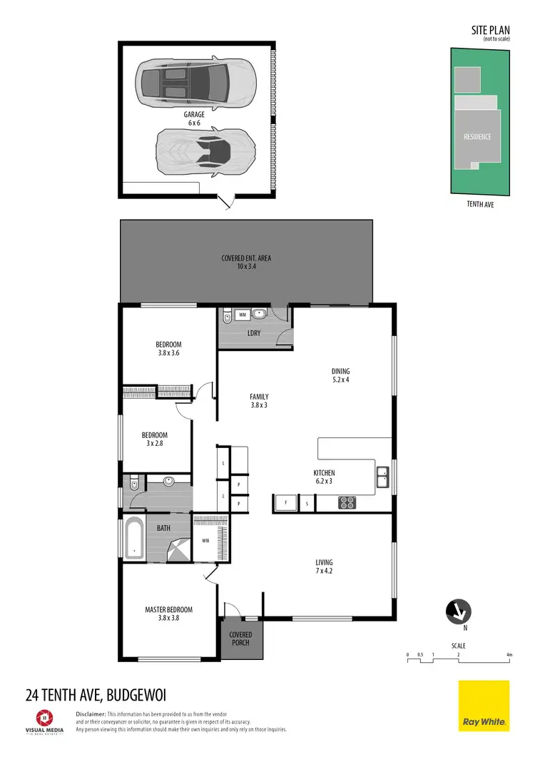 Floorplan of Homely house listing, 24 Tenth Avenue, Budgewoi NSW 2262