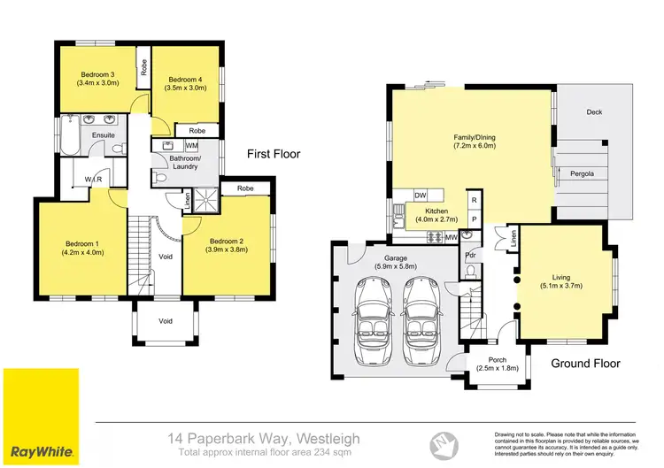 Floorplan of Homely house listing, 14 Paperbark Way, Westleigh NSW 2120