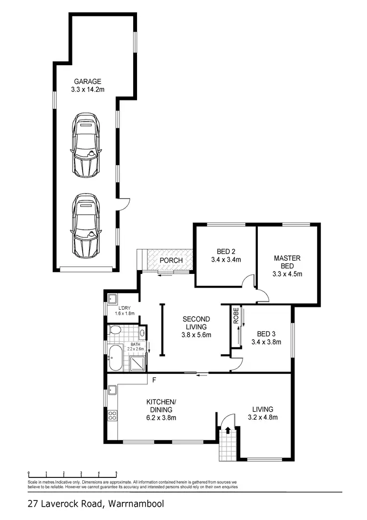 Floorplan of Homely house listing, 27 Laverock Road, Warrnambool VIC 3280