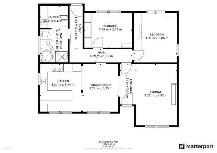 Floorplan of Homely house listing, 23 Cadell Street, Swan Hill VIC 3585