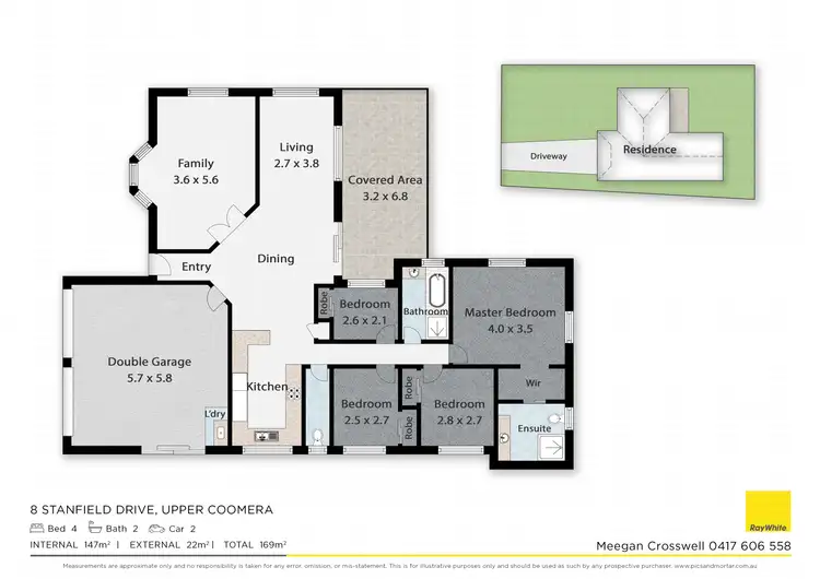 Floorplan of Homely house listing, 8 Stanfield Drive, Upper Coomera QLD 4209