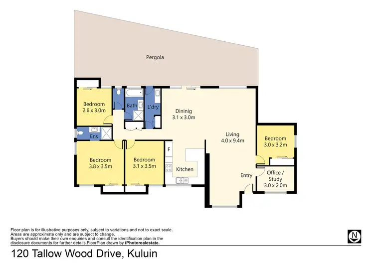 Floorplan of Homely house listing, 120 Tallow Wood Drive, Kuluin QLD 4558