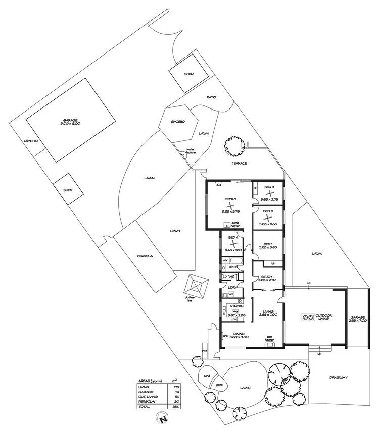 Floorplan of Homely house listing, 1 Maves Road, Para Hills SA 5096
