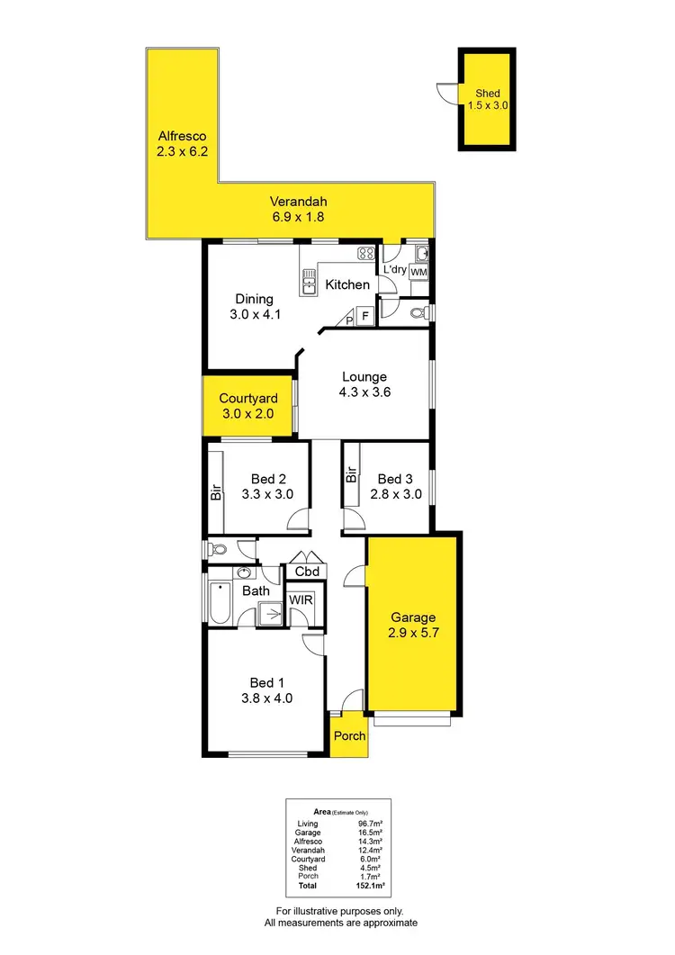 Floorplan of Homely house listing, 21A Brougham Place, Alberton SA 5014