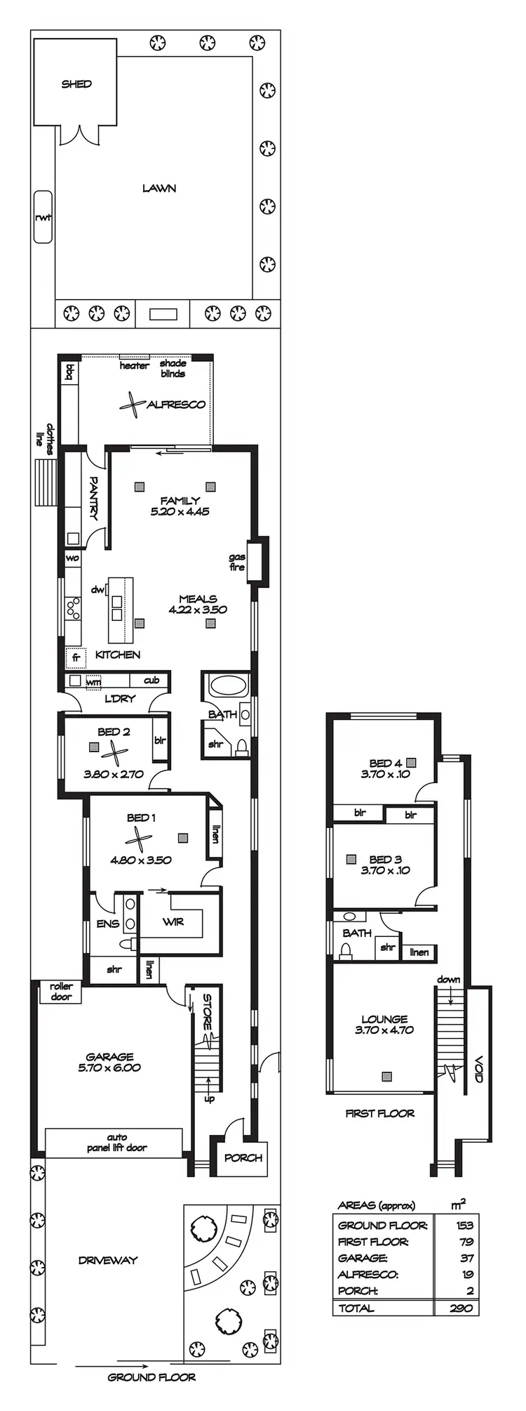 Floorplan of Homely house listing, 2C Heath Avenue, Manningham SA 5086
