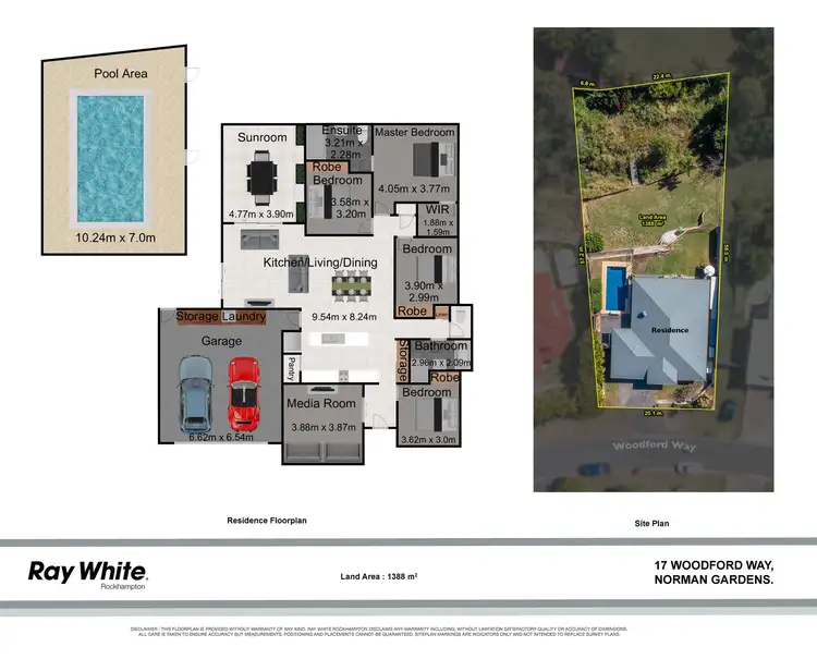Floorplan of Homely house listing, 17 Woodford Way, Norman Gardens QLD 4701