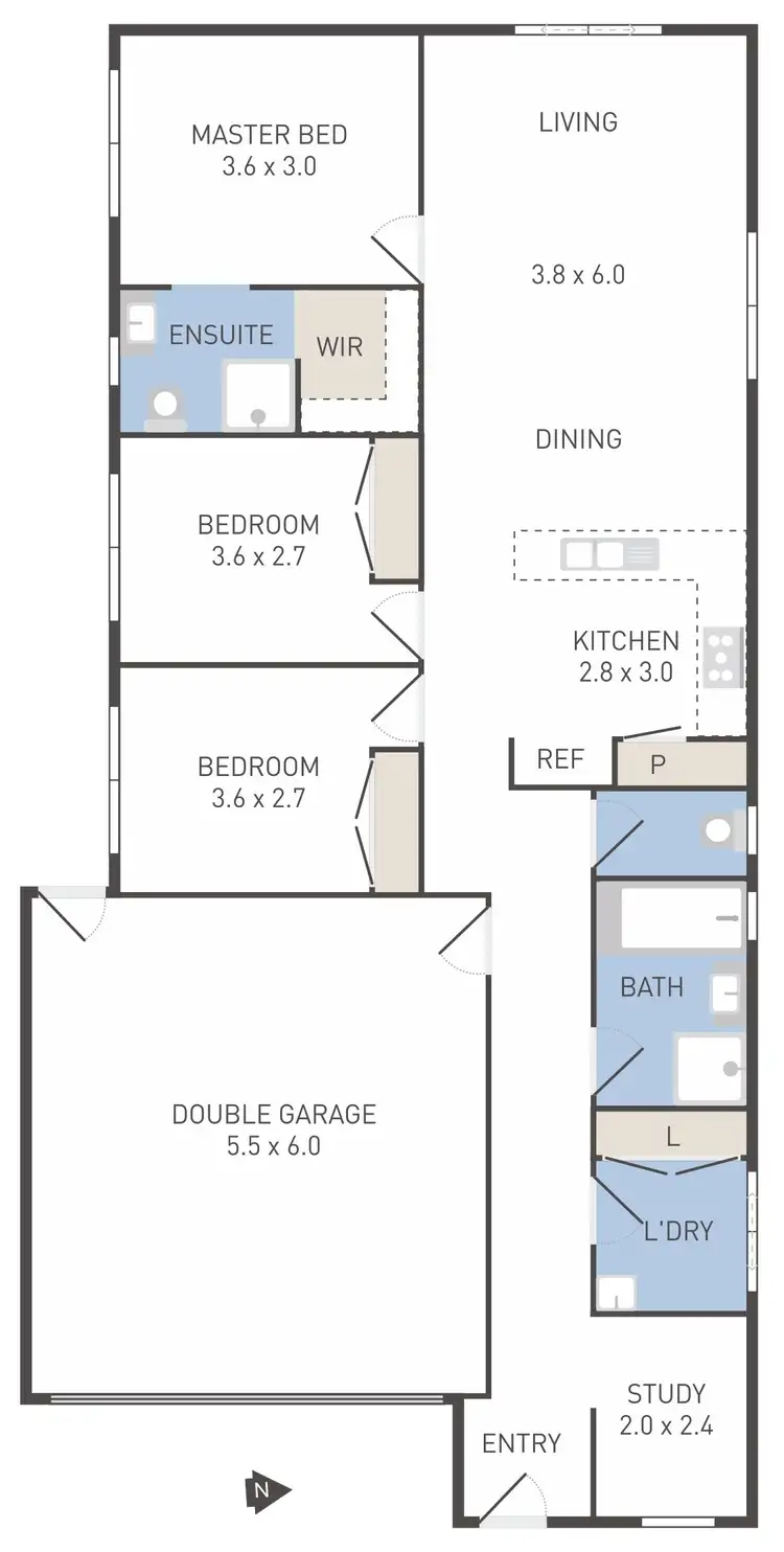 Floorplan of Homely house listing, 23 Barnsley Street, Truganina VIC 3029