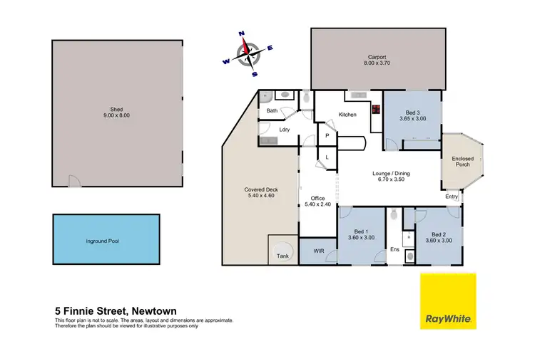 Floorplan of Homely house listing, 5 Finnie Street, Newtown QLD 4350