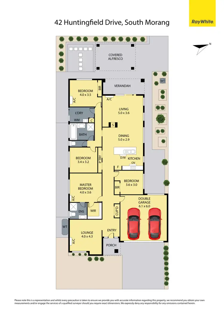 Floorplan of Homely house listing, 42 Huntingfield Drive, South Morang VIC 3752