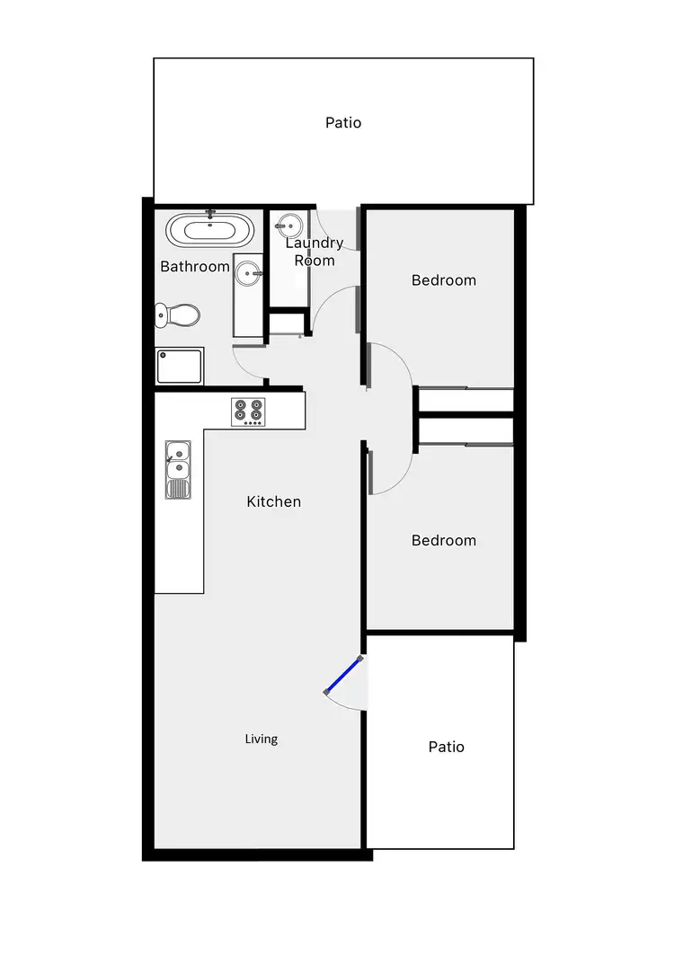 Floorplan of Homely house listing, 2B Ontario Avenue, Mildura VIC 3500