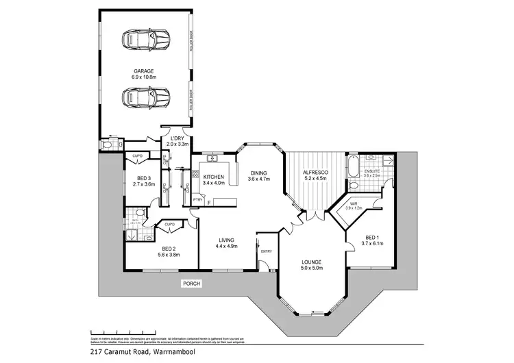 Floorplan of Homely house listing, 217 Caramut Road, Warrnambool VIC 3280