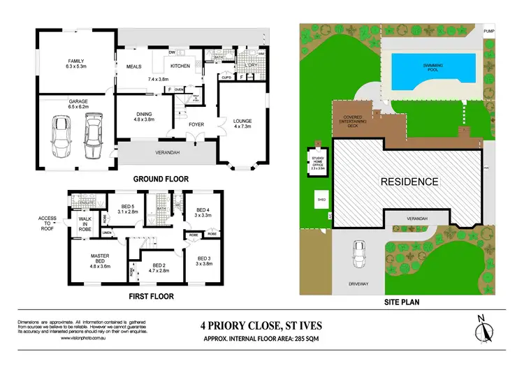 Floorplan of Homely house listing, 4 Priory Close, St Ives NSW 2075