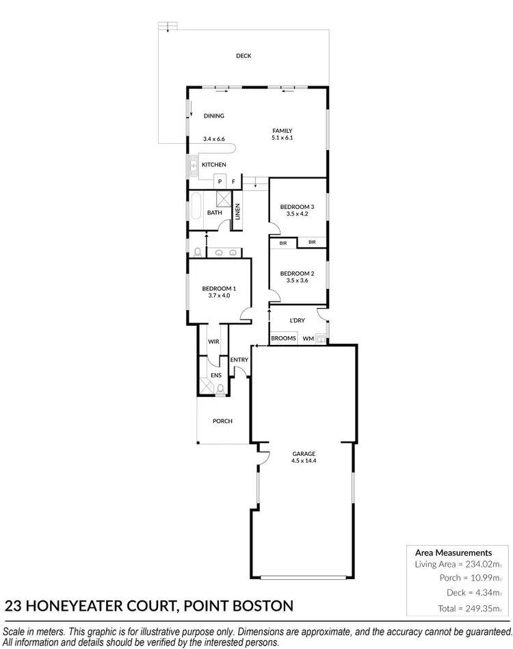 Floorplan of Homely house listing, 23 Honeyeater Court, Point Boston SA 5607