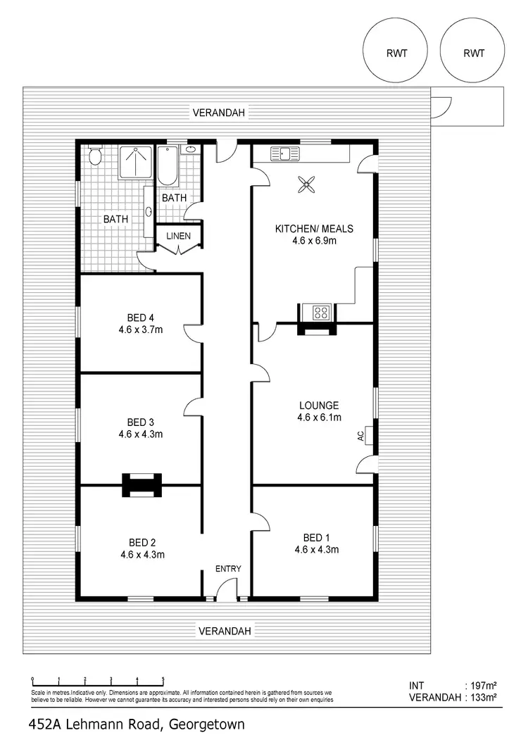 Floorplan of Homely rural property listing, 'Garawang' Lehmann Road, Georgetown SA 5472