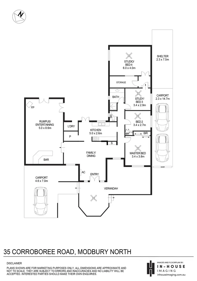 Floorplan of Homely house listing, 35 Corroboree Road, Modbury North SA 5092
