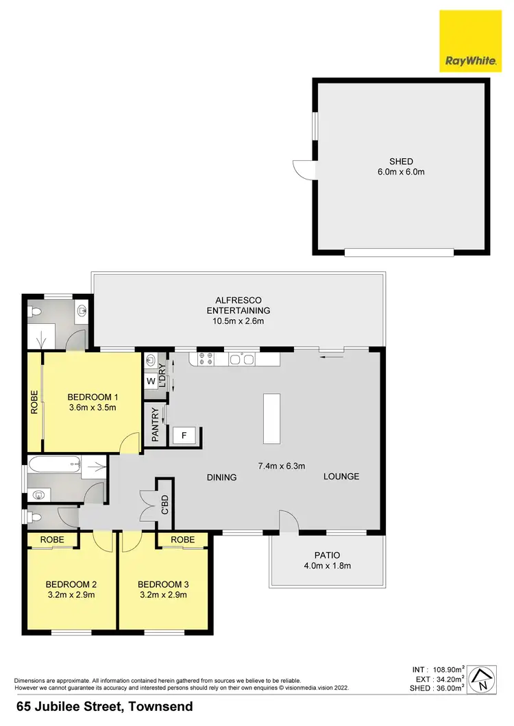 Floorplan of Homely house listing, 65 Jubilee Street, Townsend NSW 2463