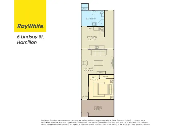 Floorplan of Homely house listing, 5 Lindsay Street, Hamilton NSW 2303