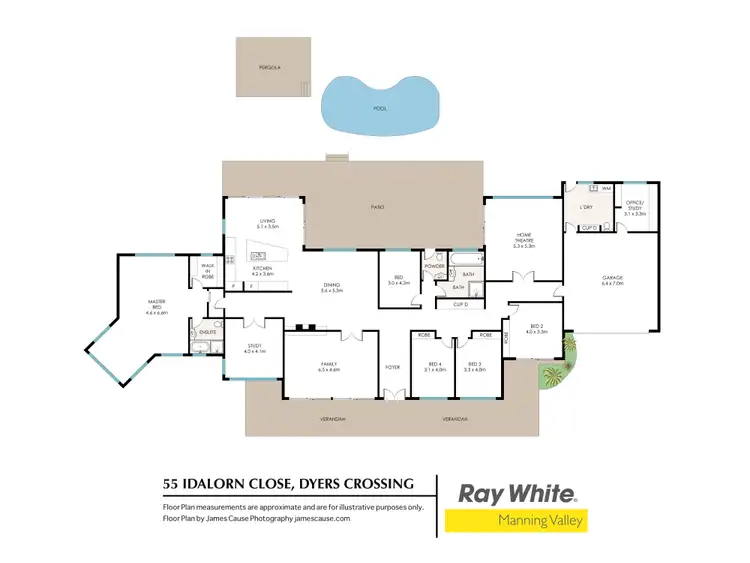 Floorplan of Homely rural property listing, 55 Idalorn Close, Dyers Crossing NSW 2429