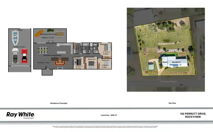 Floorplan of Homely house listing, 102 Perrott Drive, Rockyview QLD 4701