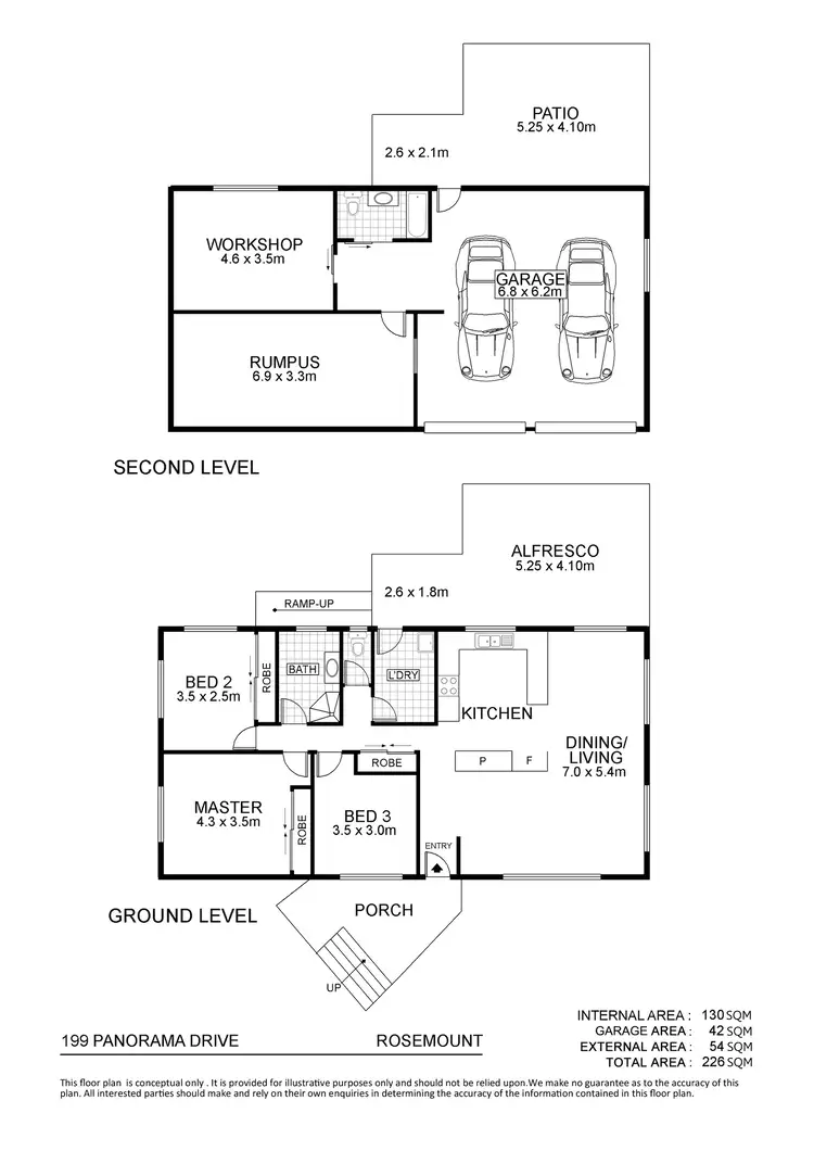 Floorplan of Homely house listing, 199 Panorama Drive, Rosemount QLD 4560