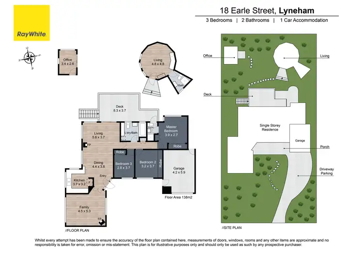 Floorplan of Homely house listing, 18 Earle Street, Lyneham ACT 2602
