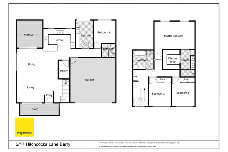 Floorplan of Homely townhouse listing, 2/17 Hitchcocks Lane, Berry NSW 2535
