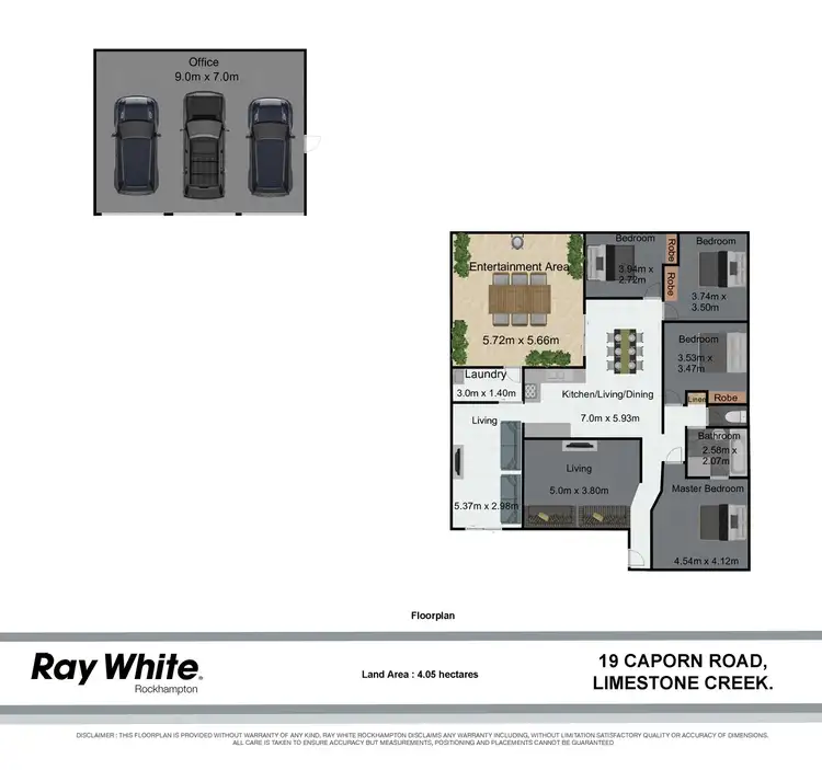 Floorplan of Homely house listing, 19 Caporn Road, Limestone Creek QLD 4701