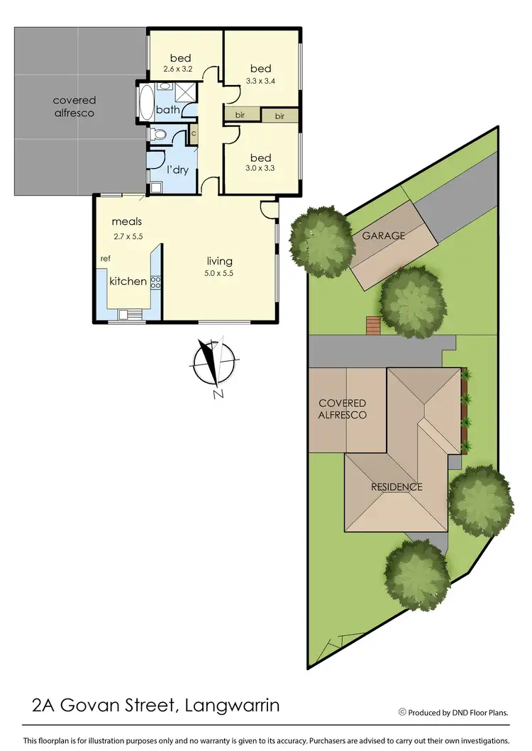 Floorplan of Homely house listing, 2A Govan Street, Langwarrin VIC 3910