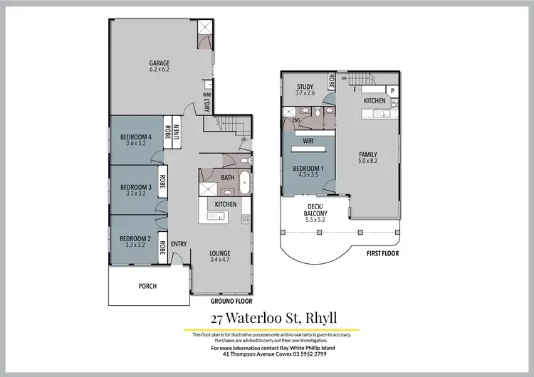 Floorplan of Homely house listing, 27 Waterloo Street, Rhyll VIC 3923