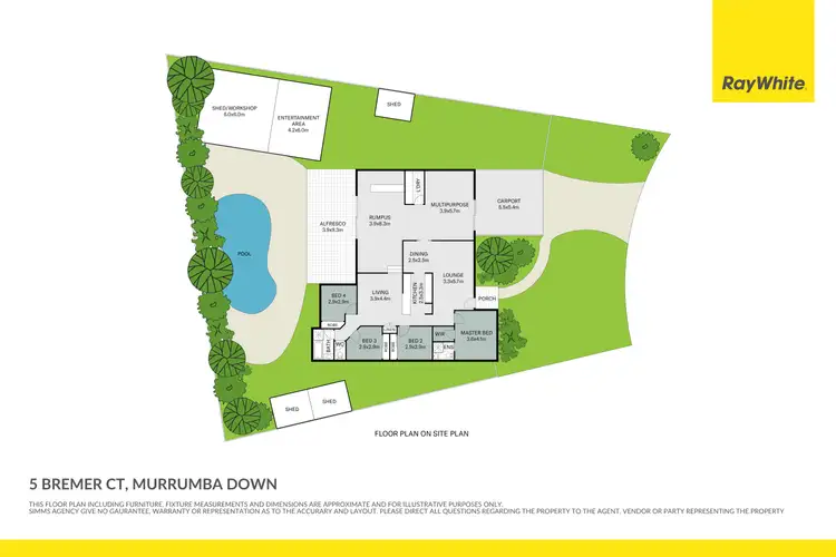 Floorplan of Homely house listing, 5 Bremer Court, Murrumba Downs QLD 4503