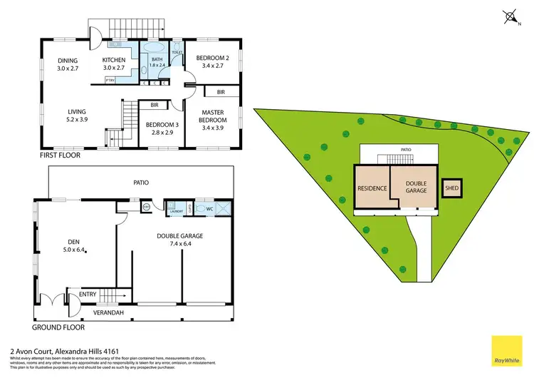 Floorplan of Homely house listing, 2 Avon Court, Alexandra Hills QLD 4161