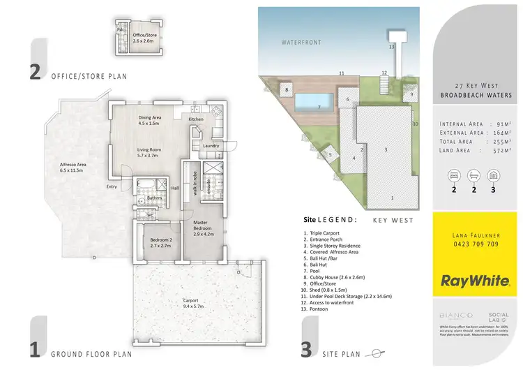 Floorplan of Homely house listing, 27 Key West, Broadbeach Waters QLD 4218