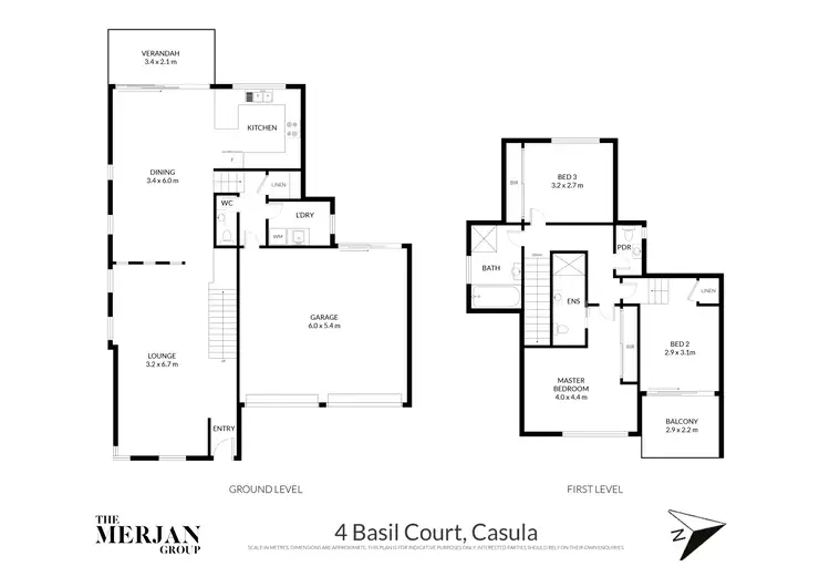 Floorplan of Homely house listing, 4 Basil Court, Casula NSW 2170