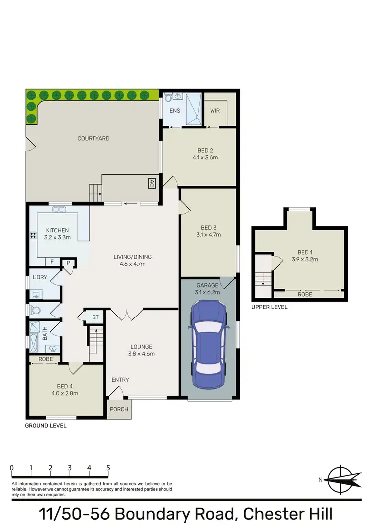 Floorplan of Homely townhouse listing, 11/50-56 Boundary Road, Chester Hill NSW 2162