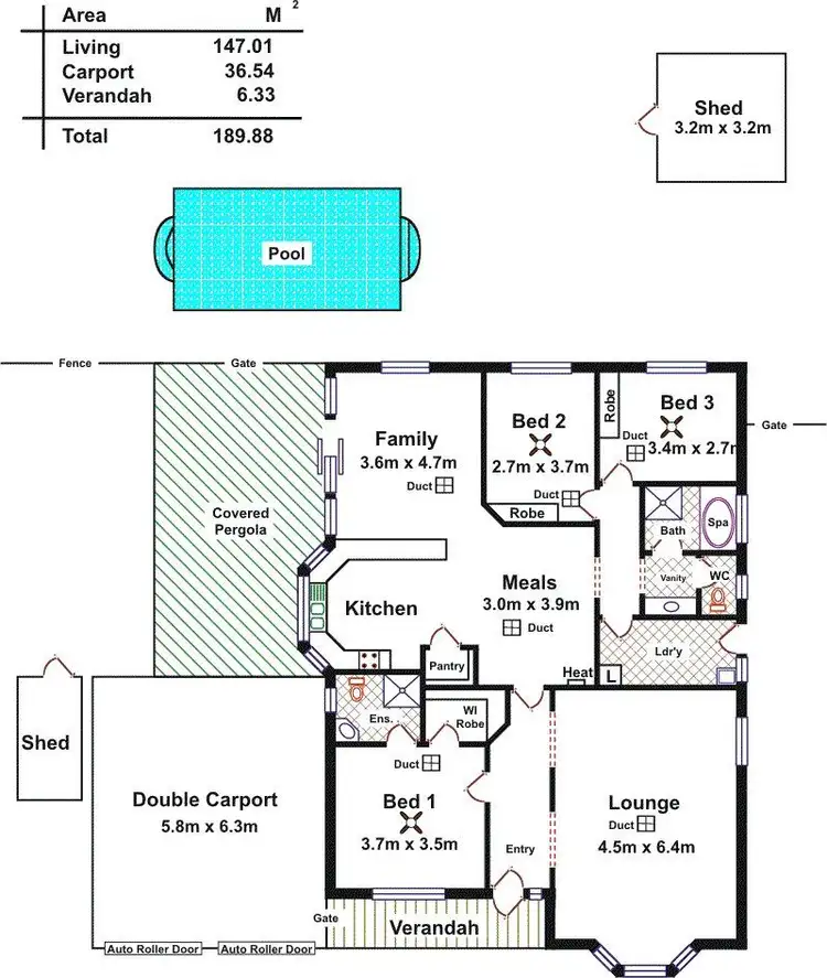 Floorplan of Homely house listing, 31 Arthur Street, Blakeview SA 5114
