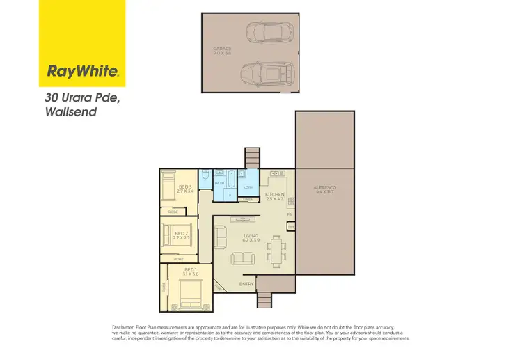 Floorplan of Homely house listing, 30 Urara Parade, Wallsend NSW 2287
