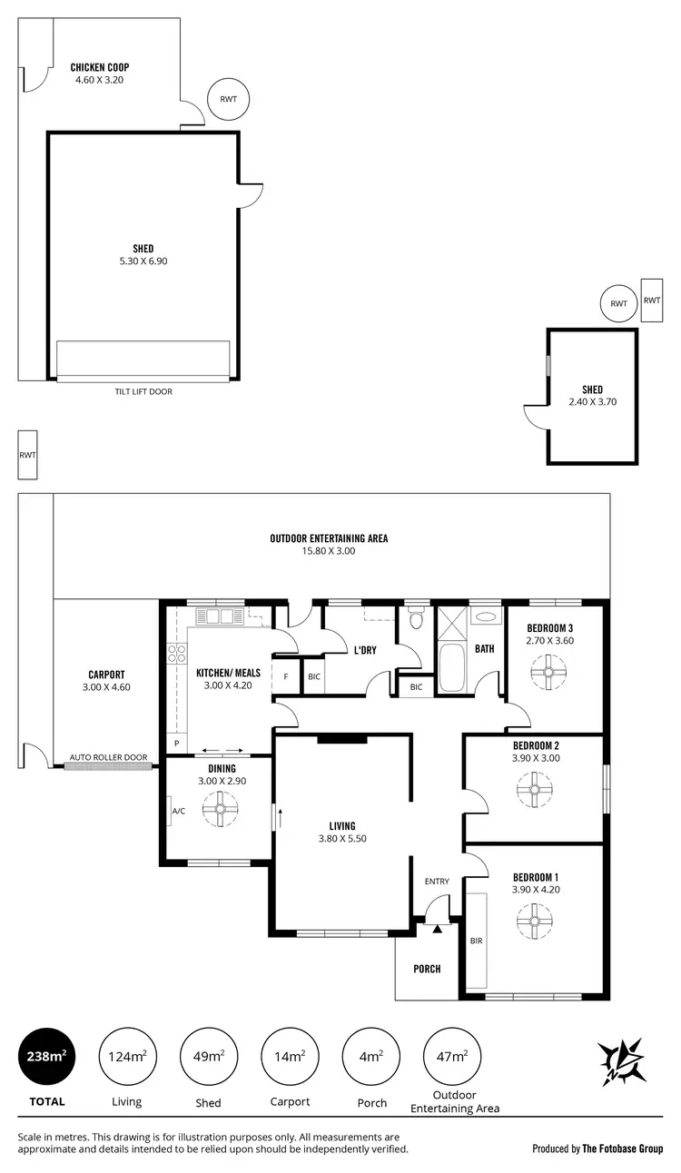 Floorplan of Homely house listing, 16 Colston Street, Cheltenham SA 5014