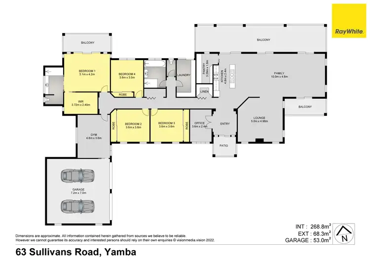Floorplan of Homely house listing, 63 Sullivans Road, Yamba NSW 2464