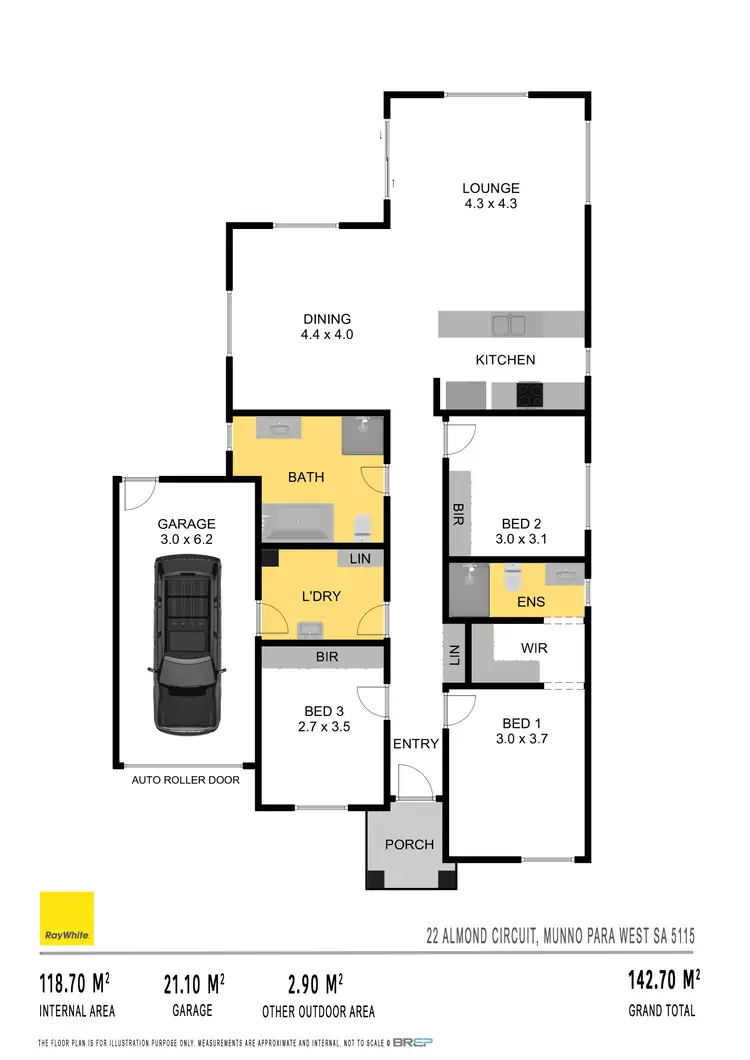Floorplan of Homely house listing, 22 Almond Circuit, Munno Para West SA 5115