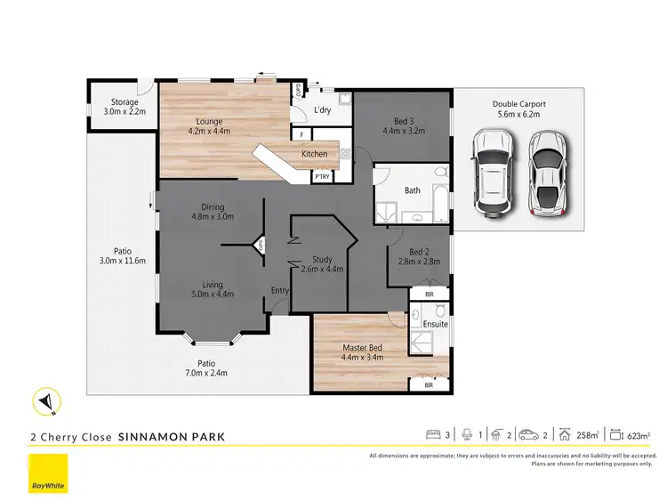 Floorplan of Homely house listing, 2 Cherry Close, Sinnamon Park QLD 4073