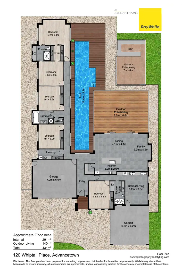 Floorplan of Homely house listing, 120 Whiptail Place, Advancetown QLD 4211