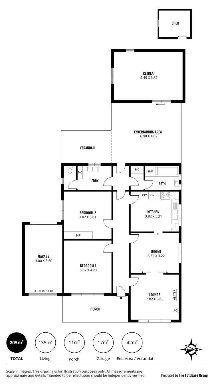 Floorplan of Homely house listing, 19 Whimpress Avenue, Findon SA 5023