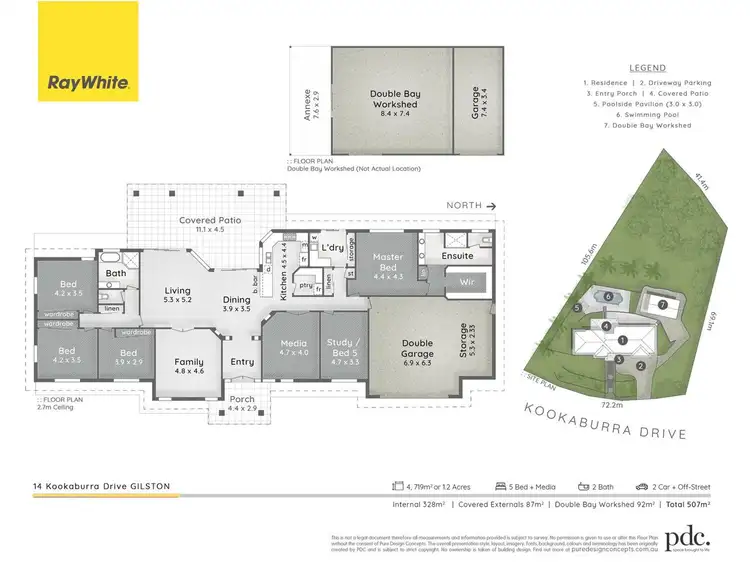 Floorplan of Homely house listing, 14 Kookaburra Drive, Gilston QLD 4211