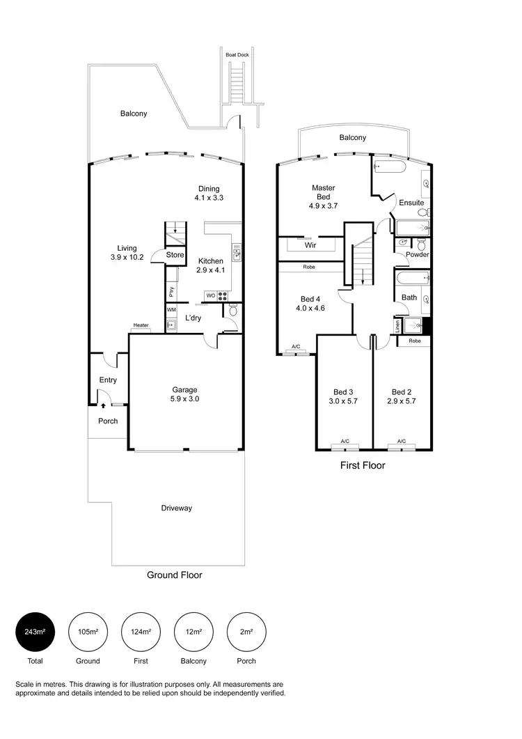 Floorplan of Homely house listing, 91 Gulf Point Drive, North Haven SA 5018